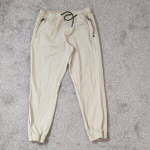 Tony HAWK Beige Khaki Pull-On Drawstring Waist Outdoor Hiking Pants; Boy Size M
